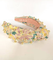 The Jackie Spring Top Knot Headband